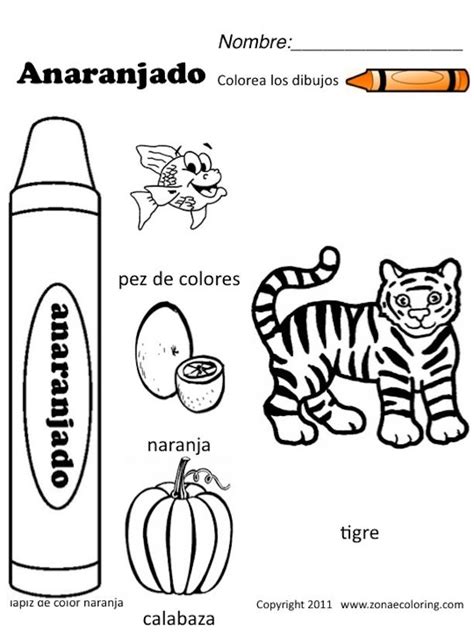 worksheets images  pinterest spanish classroom coloring
