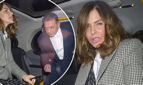 trinny woodall 55 enjoys romantic evening with partner charles saatchi 75 in mayfair daily