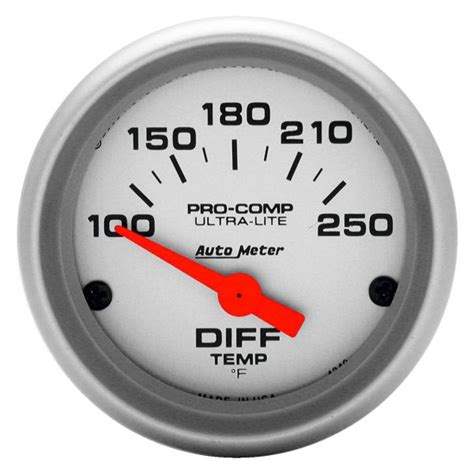 auto meter  ultra lite series   differential temperature gauge