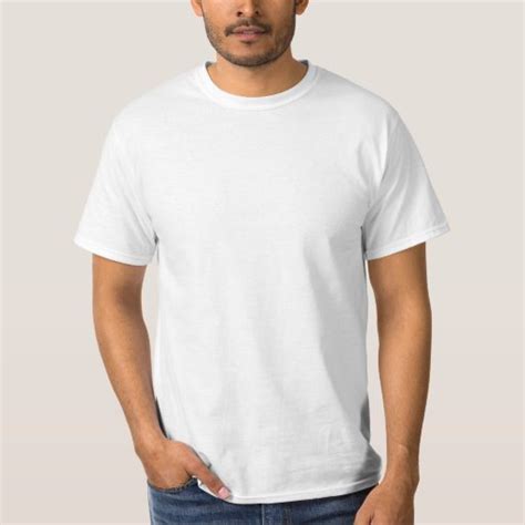 plain white t shirt zazzle