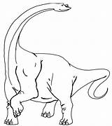 Argentinosaurus Coloring Sauropod Extinct sketch template