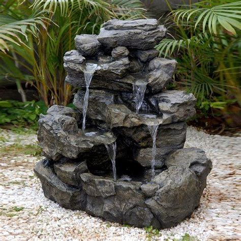 stunning outdoor water fountains ideas   garden landscaping