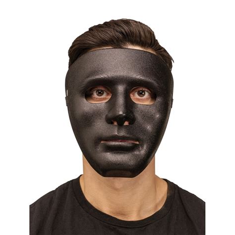 mask plain black