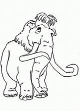 Ice Age Coloring Pages Mammoth Colouring Era Do Gelo Mamoth Clipart Printable Elephant Desenhos Comments Sheets Cute Animal Read Library sketch template