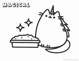 Pusheen Coloring Pages Cat Printable Unicorn Cute Magic Magical Colouring Kids Birthday Color Print Xcolorings Easy Getcolorings 780px 49k 1000px sketch template