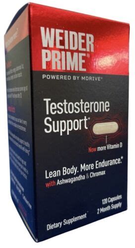 Weider Prime Testosterone Support 120 Capsules Refind Your Prime Ebay