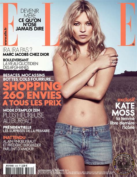 kate moss nue topless dans elle france 3430 photos 1pic1day