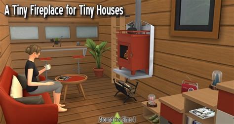 small woodburner  tiny homes    sims  sims  updates