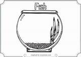 Coloring Fish Bowl Printable Pages Outline Empty Clipart Template Kids Library Privacy Policy Contact Coloringhome Use Popular sketch template