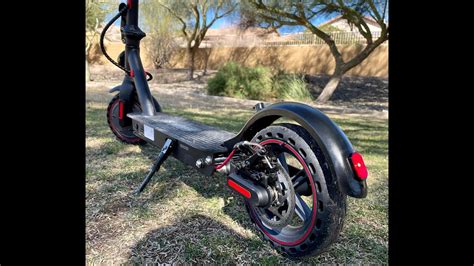 isinwheel  pro  scooter top speed  mph  miles range  tires unboxed tested youtube
