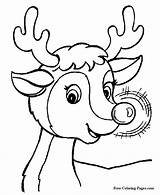 Coloring Christmas Pages Book Printable Rudolph sketch template