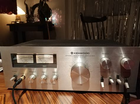 picked   kenwood integrated amplifier model ka  lighting  fine   sound