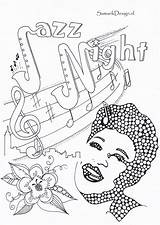Ella Coloring Pages Fitzgerald Getcolorings Color People Printable sketch template