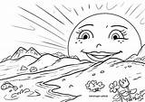 Sonne Malvorlage Ausmalbilder Ausmalbild Sonnenaufgang Kinderbilder Herunterladen sketch template