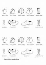 Clothes Colouring Worksheet Islcollective Zdroj článku Worksheets sketch template