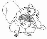 Ice Age Coloring Pages Scrat Sloth Meme His Holds Acorn Tight Squirrel Sid Pages2color 2021 Pixar Getdrawings Popular Kids sketch template