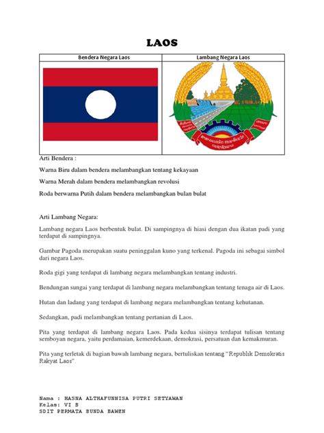 Detail Gambar Bendera Dan Lambang Negara Laos Koleksi Nomer 12