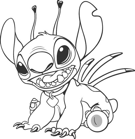stitch coloring pages    print