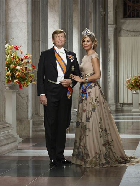 nouveaux portraits officiels des souverains neerlandais noblesse royautes
