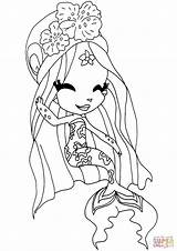 Winx Coloring Club Pages Pixies Popular Drawing Library sketch template