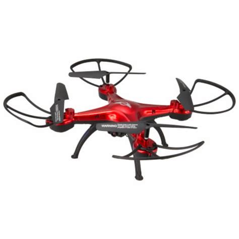sky rider quadcopter drone red  ct qfc