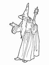 Wizard Hechicero Mago Brujo Brujos Magos Hechiceros Wizards Fantasy Infantiles sketch template