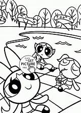 Powerpuff Girls Coloring Pages Blossom Color Getcolorings Colo sketch template