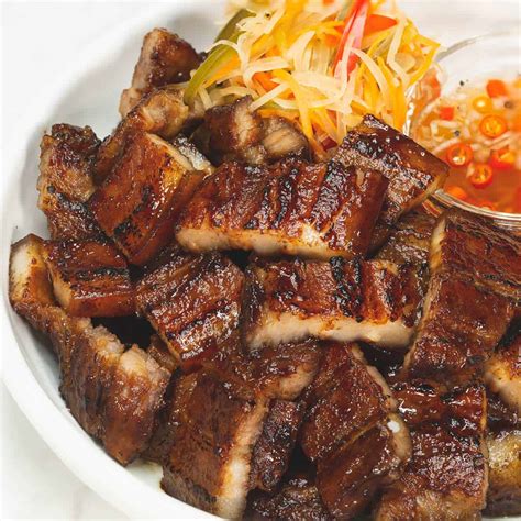 grilled pork belly recipe quick  easy