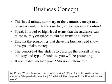 strategic business overview powerpoint