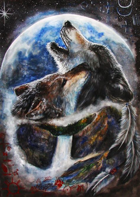 white wolf native americans wolves video