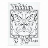 Thinking Coloring Cards Printable Color Sympathy Pages Card Template Good Sheets Ornamentals Feel Own Result Book Greeting Choose Board Templates sketch template