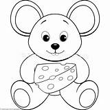 Coloring Pages Cartoon Mouse Cute Getcolorings Printable sketch template
