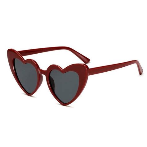 women s heart shaped sunglasses