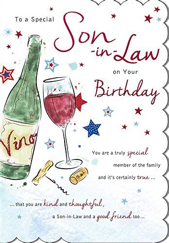 top  son  law birthday card prime uk birthday greeting cards