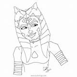Ahsoka Tano Drawing Coloring Fan Pages Crystal Again Cat Xcolorings Deviantart 78k Resolution Info Type  Size Jpeg sketch template