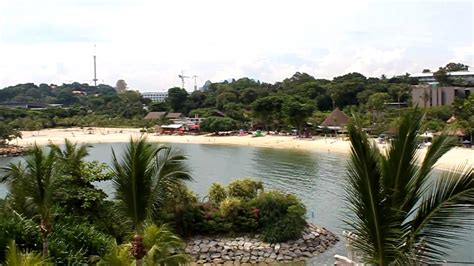 Singapore Sentosa Island Beaches Palawan Beach Youtube