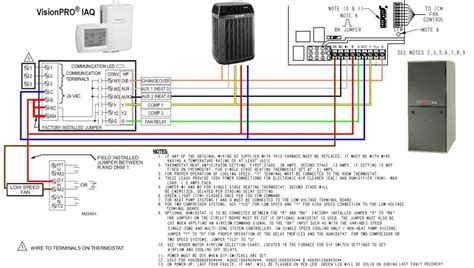 trane thermostat wiring diagram