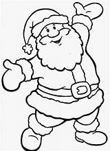 Weihnachtsmann Zeichnen Basteln sketch template