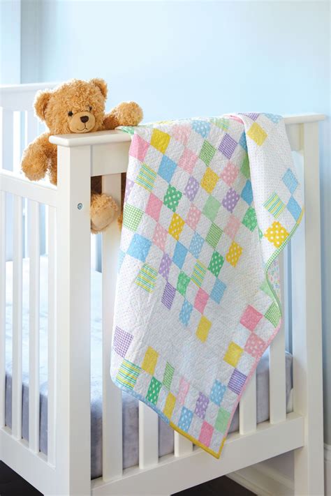 baby checks baby quilt fons porter baby quilts   baby