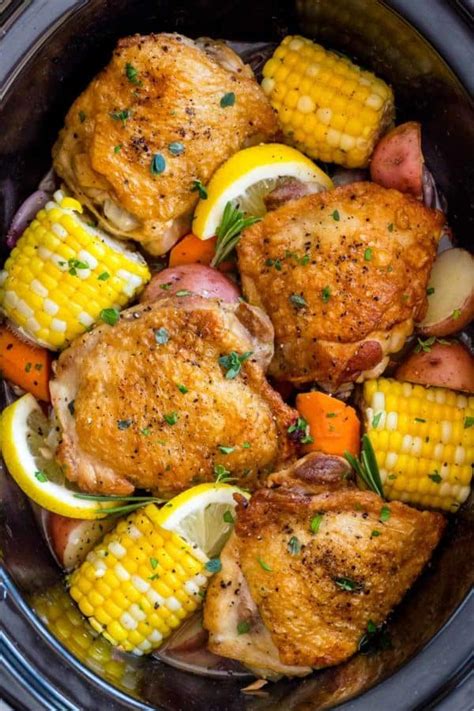 Crock Pot Recipe For Boneless Chicken Thighs Ultimate Slow Cooker Hot