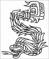 Aztec Gods Goddesses Mythology Coloring Printable Kb Quetzalcoatl Drawings sketch template
