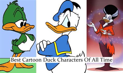 cartoon duck characters   time siachen studios