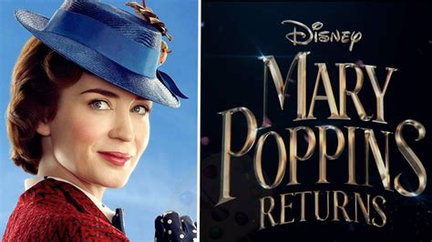 Watch First Official Look At Disney S Mary Poppins