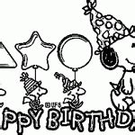 snoopy birthday cards coloring page httpwecoloringpagecomsnoopy
