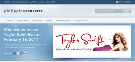 win   taylor swift philippine concert philippine contests