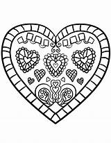 Hearts Adults Coloring Pages Drawing Kids sketch template