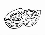 Coloring Pages Mask Kids Printable Masks sketch template