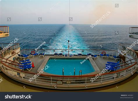 aft view   cruise liner  sea stock photo  shutterstock