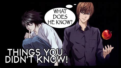 7 Things You Probably Didn T Know About Death Note