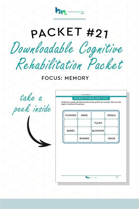 printable memory worksheets  adults ronald worksheets